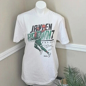 Jaylen Brown Boston Celtics Slant Graphic T-Shirt